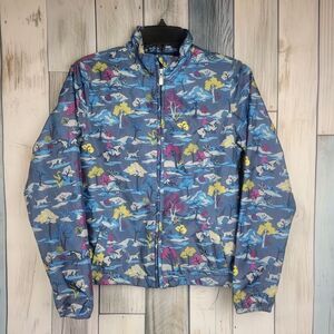 Ariat Girls' Laurel Hunt Insulated Jacket Equastrian Horse Print Blue Size L 12